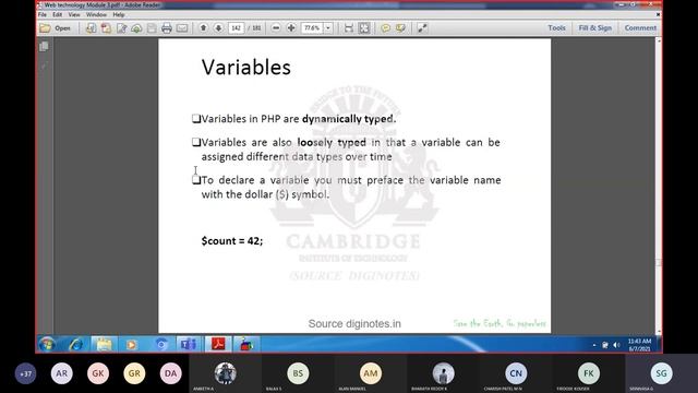 PHP Tags, Variables, string functions смотреть онлайн
