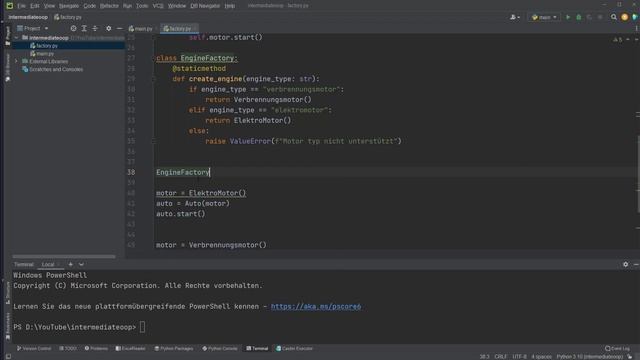 Factory Pattern - Intermediate OOP in Python - Design Patterns смотреть онлайн