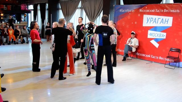 ХАСТЛ, Discofox, Ураган 2022, ProAm Rising Star партнеры, 14 финала, заход 3 смотреть онлайн