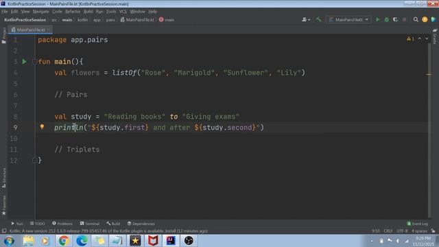 Kotlin Pairs and Triplets in 10 minutes смотреть онлайн