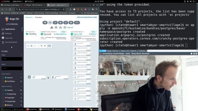 Install clustered PostgreSQL database with the Crunchy Postgres Operator on OpenShift Local смотреть онлайн