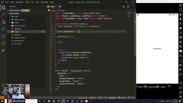 ¿Qué es React Native? | Diferencias entre Expo y React Native CLI | Explicando como hacer apps. смотреть онлайн
