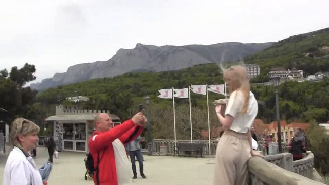 Вид на море с Ласточкина гнезда