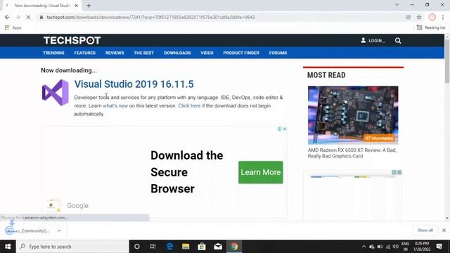 How to install Visual Studio 2019 | Installing Visual Studio 2019 on windows 10 | 2022 | NUH Tech смотреть онлайн