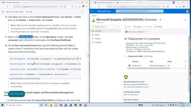 AZ 104 M8: Lab 08-Manage Virtual Machines and Virtual Machine Scale Sets, Load Balance, resize disk смотреть онлайн