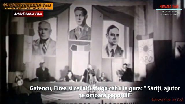 Romania 1946 - Discurs Ana Pauker In Campanie Electorala - Romanian History