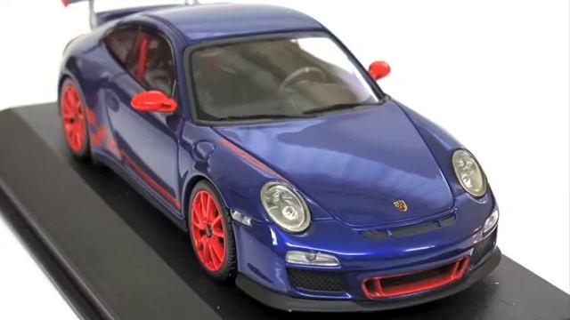 Minichamps 1/43ポルシェ911（997）GT3RS 2010ドイツ限定販売モデル