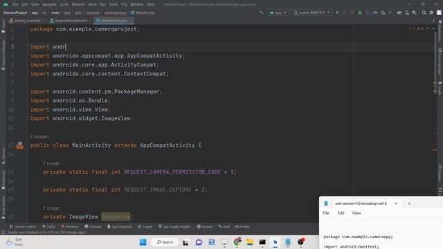 Android Java Project to Capture Image From Camera & Save it inside Gallery смотреть онлайн