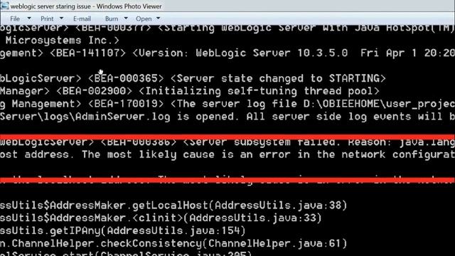 OBIEE 11G Error:Weblogic server state changed to Fource shutting down смотреть онлайн