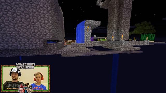 СКАЙБЛОК С ПАПОЙ #10 НАКОНЕЦ НАШЛИ ЖЕЛЕЗО МАЙНКРАФТ Выживание Skyblock Minecraft Artemedia смотреть онлайн