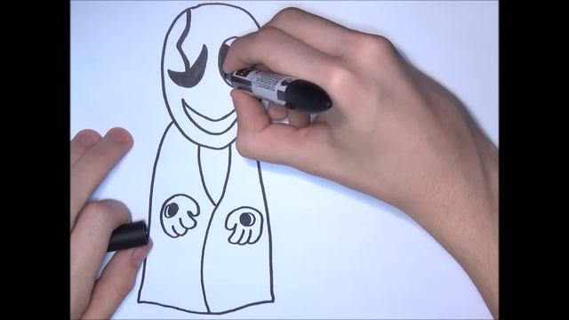 How To Draw W.D. Gaster From Undertale ✎ YouCanDrawIt ツ 1080p HD