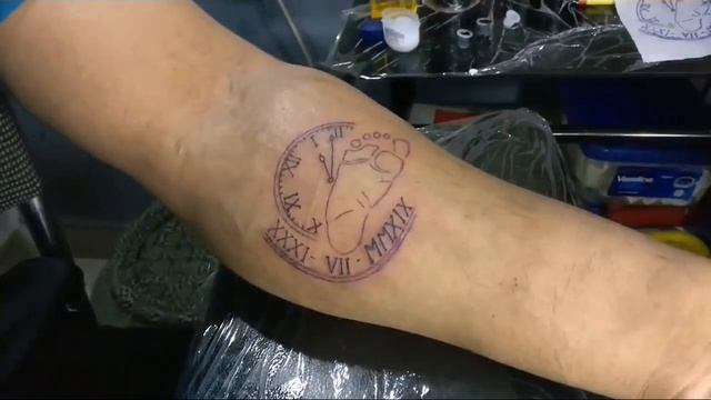 baby foot print #tattoo(you are next tattoos) смотреть онлайн