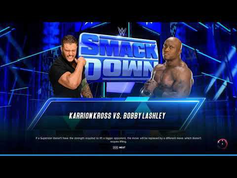 WWE2K23 Karrion Kross vs Bobby Lashley смотреть онлайн