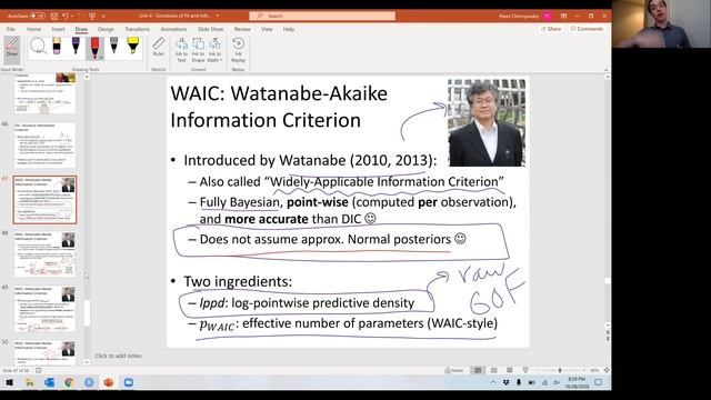 Bayesian Information Criteria - DIC and WAIC смотреть онлайн