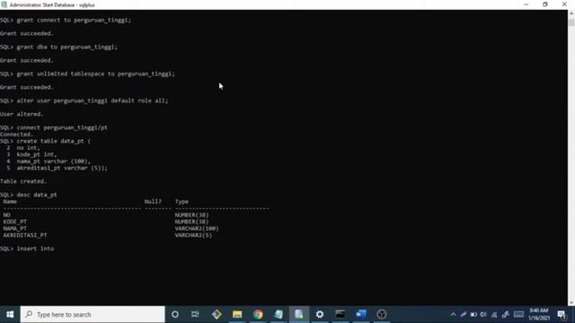 Cara Create Tablespace | Oracle смотреть онлайн