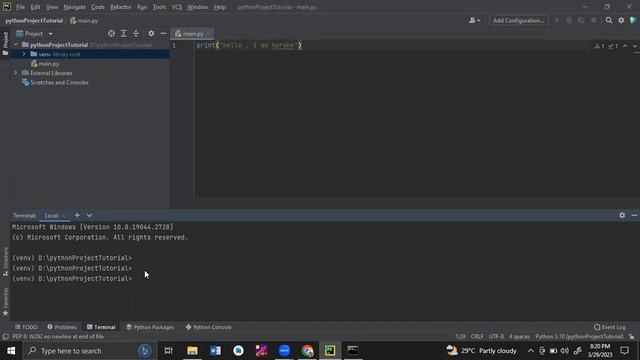 Python Setting up the IDE PyCharm and python 3.10 . Run the first 1 line code in python console смотреть онлайн