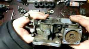 Москвичевский ВЕБЕР 2101-11. Дефектовка и переборка карбюратора.