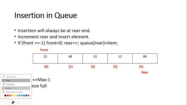 Queue Implementation using Arrays & Linked List смотреть онлайн
