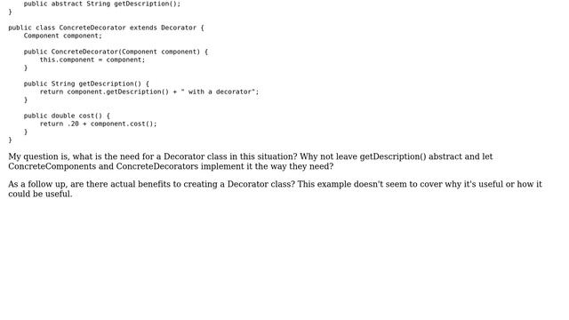 Software Engineering: Decorator Pattern in Head First Design Patterns смотреть онлайн