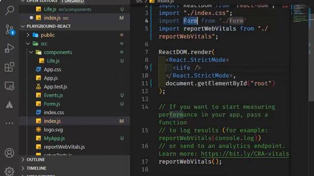 6 React Lifecycle Methods Events Forms 1 смотреть онлайн