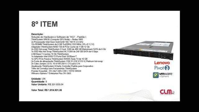 Hiperconvergência para o Videomonitoramento - LENOVO/PIVOT3 смотреть онлайн
