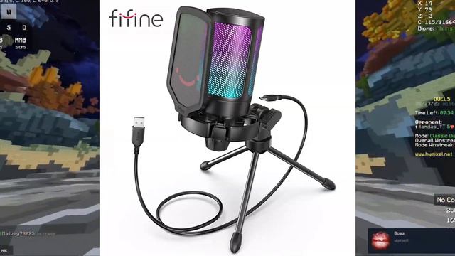 МОЙ НОВЫЙ МИКРОФОН - FIFINE AMPILLGAME A6V | MatveyKa смотреть онлайн