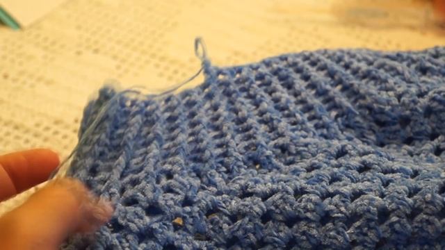 Кофта из 2 квадратов ,2 ч. вязание крючком, Crochet Blouse(В №121)