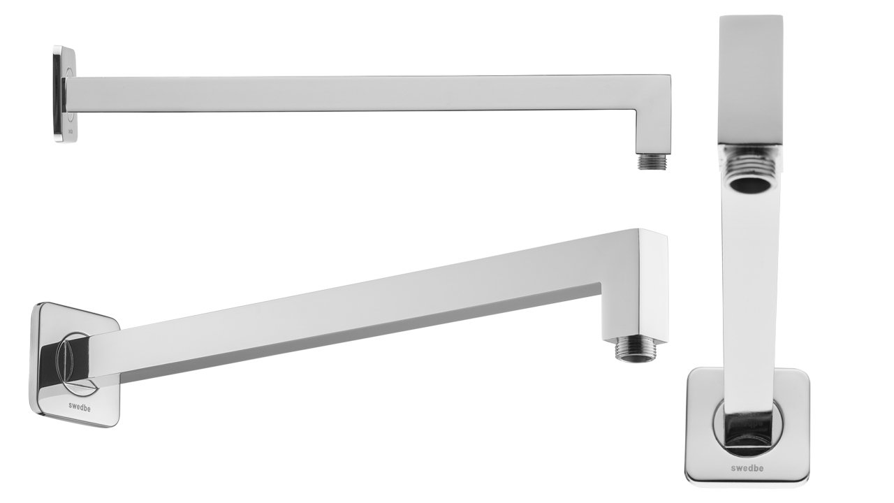 Распаковка встраиваемого держателя для верхнего душа Swedbe Platta 5509 смотреть онлайн