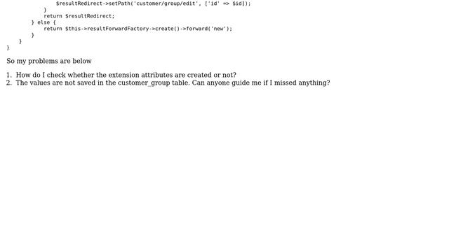 Magento: How to override the GroupInterface by creating extension attributes in magento 2? смотреть онлайн