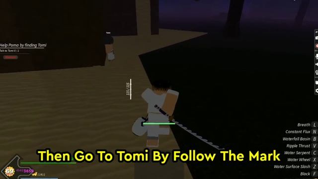 How To Complete Tomi Quest In Project Slayers l Tomi Location Project Slayers смотреть онлайн