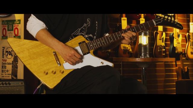 GIBSON CUSTOM SHOP Historic Collection 1958 Korina Explorer VOS White Pickguard【S/N:831312】 смотреть онлайн