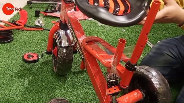 DASH motocross Tricycle #toystech #installation video of dash motocross tricycle смотреть онлайн