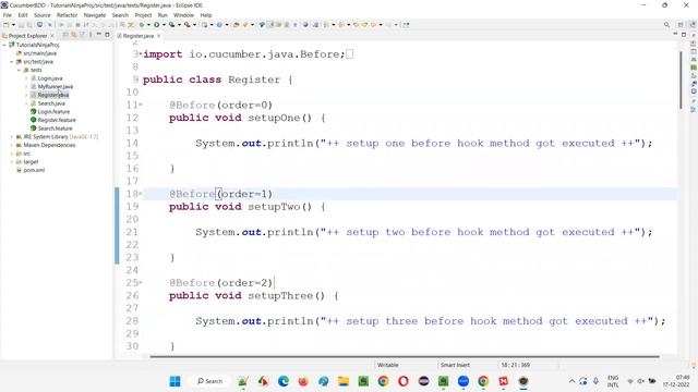Multiple Hooks and their order (Cucumber BDD - Part 31) смотреть онлайн