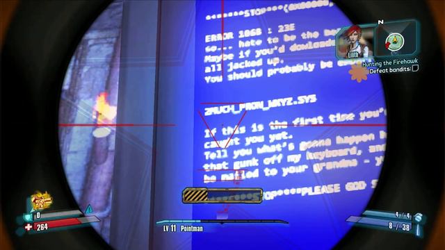 Borderlands 2 Funny Easter Egg Involving A Crashed Computer смотреть онлайн