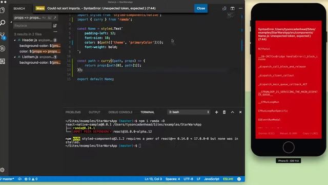 Styled Components and Ramda Curry смотреть онлайн