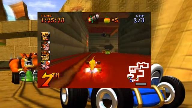 [PS1] Crash Team Racing - Arcade: Nitro Cup Easy - Coco смотреть онлайн