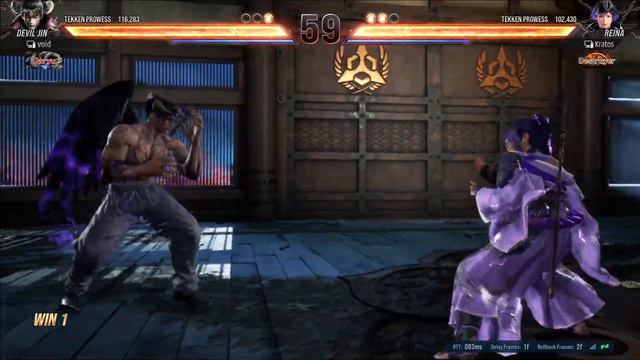 Devil Jin (Void) vs Reina(Kratos) Bo3 - Tekken 8 смотреть онлайн