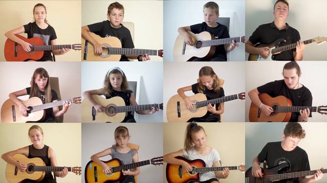 Piosenka Czerwonych Gitar na 20. czerwonych gitarach jednocześnie смотреть онлайн