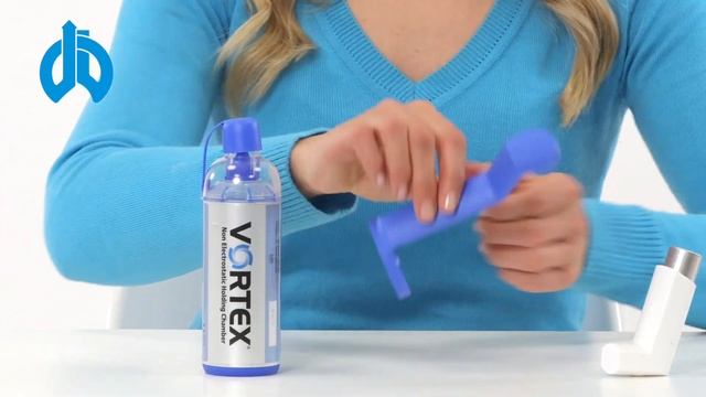 Inhalation Mit Der Antistatischen Inhalierhilfe VORTEX Mit Mundstück
