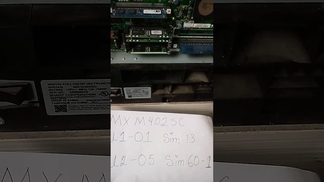 codigo de error u1-01 y u2-05 en copiadora sharp mxm402sc смотреть онлайн