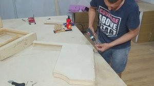 Изготовление каминного кресла | Каркас