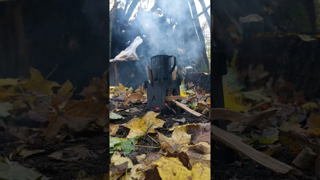 кофе в лесу☕,смотреть со звуком ASMR/coffee In The Forest☕,watch With Sound ASMR #knife #survival