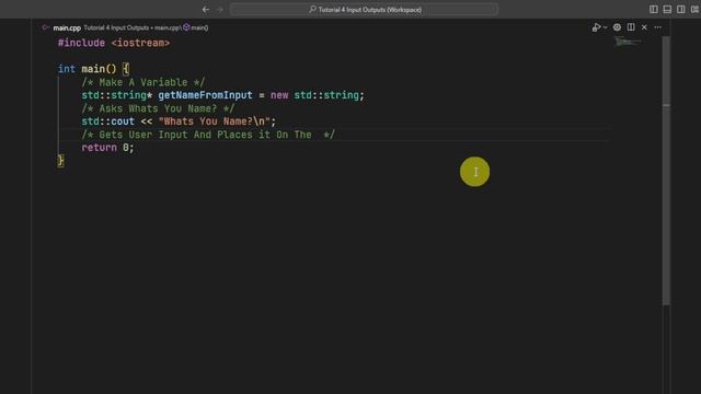 Learn C++ : Inputs And Outputs смотреть онлайн