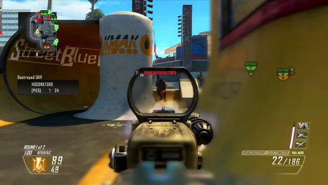Quick Nuclear On "Grind" - New Black Ops 2 "Revolution" Map Pack DLC Gameplay смотреть онлайн