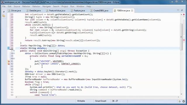 (Decision Trees JAVA Prototype Project 02) + SQLite DB and file storage смотреть онлайн