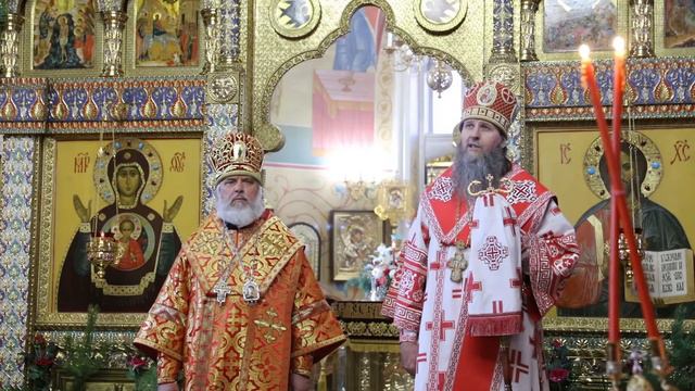 Проповедь и поздравления после Пасхальной вечерни смотреть онлайн