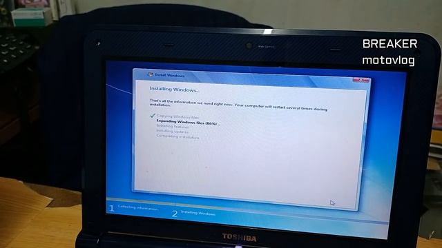 STEP BY STEP! HOW TO REFORMAT TOSHIBA NETBOOK USING WINDOWS 7