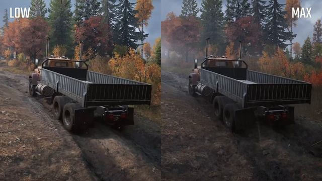 SnowRunner Low vs. Ultra (Graphics Comparison) смотреть онлайн