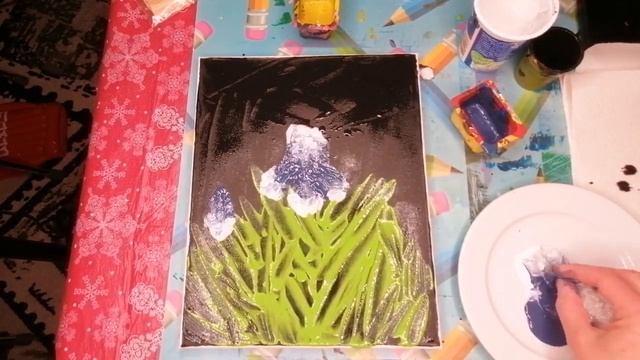 Fluid Art Draw together Flower Tutorial drawing смотреть онлайн