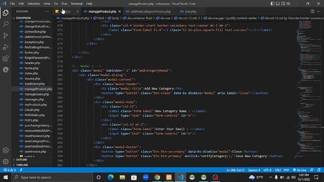 Design a responsive category registration modal in manage product page | eSHop 46 смотреть онлайн